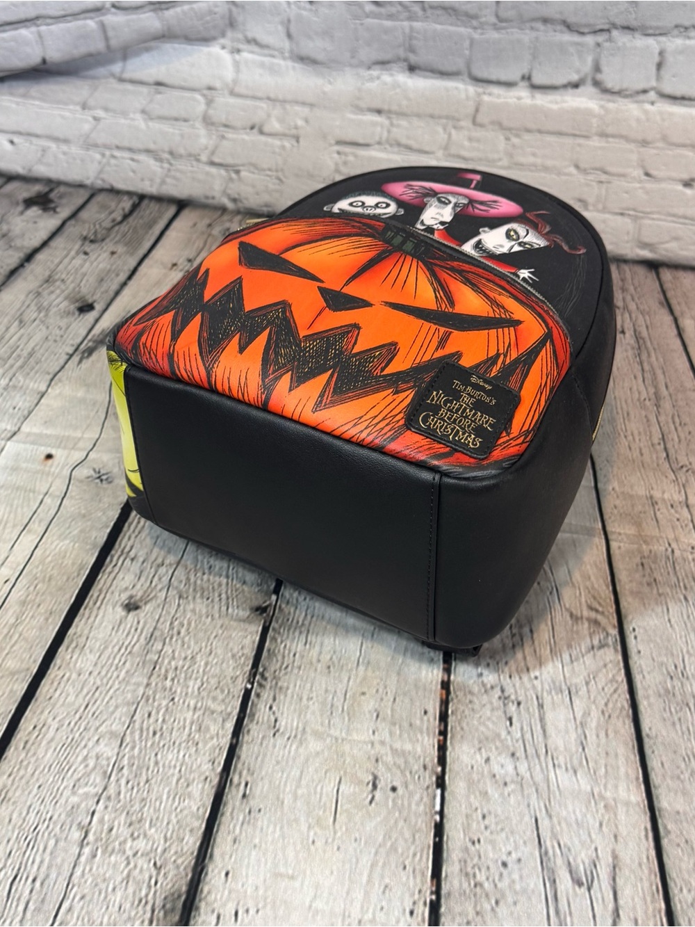 Nightmare Before Christmas Hot Topic Loungefly Lock Shock Barrel Mini Backpack - Picture 6 of 6